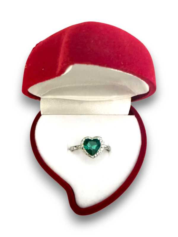 Bague d'amour en forme de coeur – Image 2