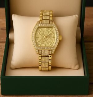 Montre Prestige Dorée Diamantée